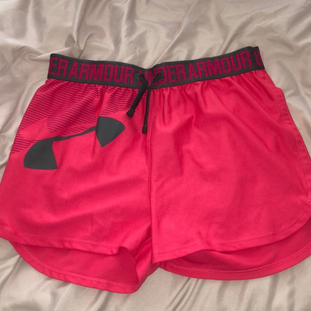 Junior Girls UnderArmour Athletic Shorts